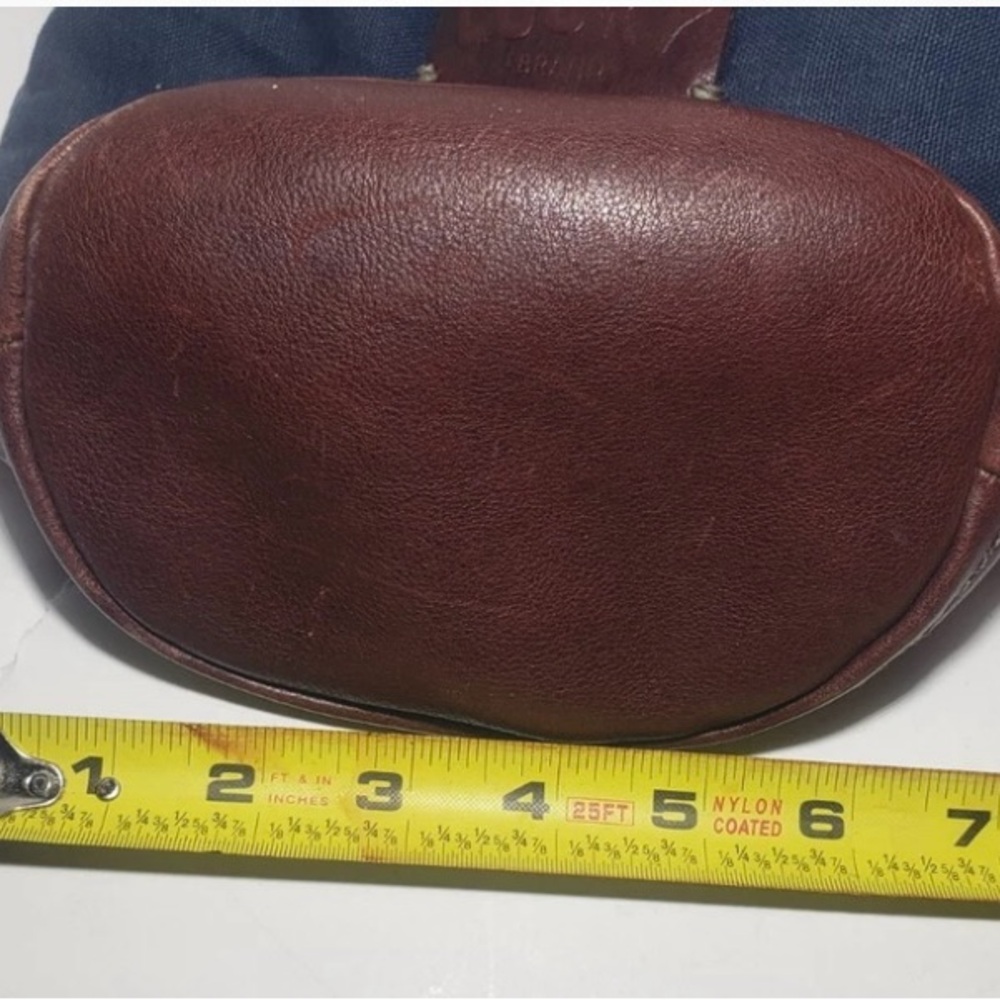 Lucky Brand Patchwork Shoulder Bag with Blue and Brown Accents - Picture 10 of 11